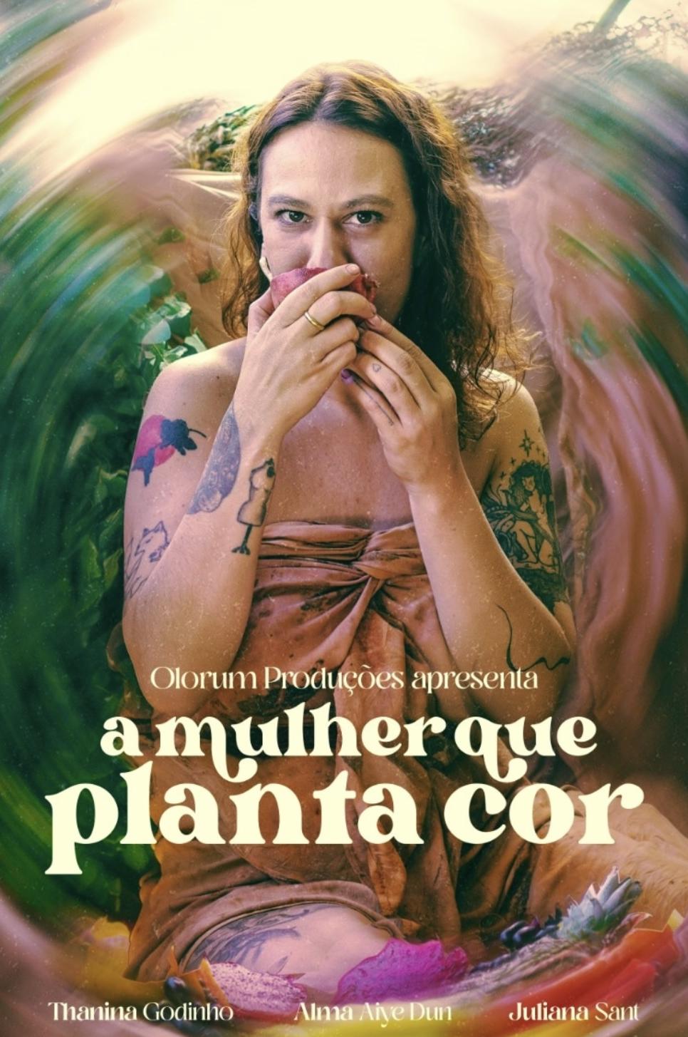 Cartaz do curta A Mulher que Planta Cor